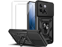 Capa Cobertura Deslizante Câmera Giratório Para Xiaomi Xiaomi 14 5g Hongwe. Resistente