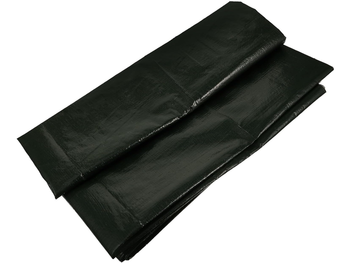 Amosfun Heavy Duty Waterproof Pe Shade Cloth For Outdoor Lawn And Plants With Buttonholes, Protective Tarp