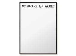 Magnetic Board My Piece Of The World For The Living Room Espelharte (70x100 Cm)