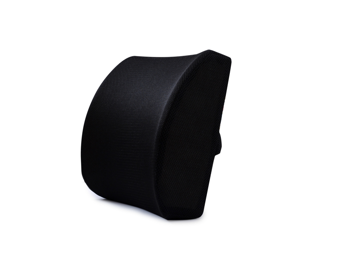 Lurelia Almofada Lombar Para Cadeira E Carro Ergonómico Portátil Respirável Lavável Preto V1025