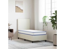 Vidaxl Colchão De Espuma De Memória 80x160x17 Cm Macio Branco