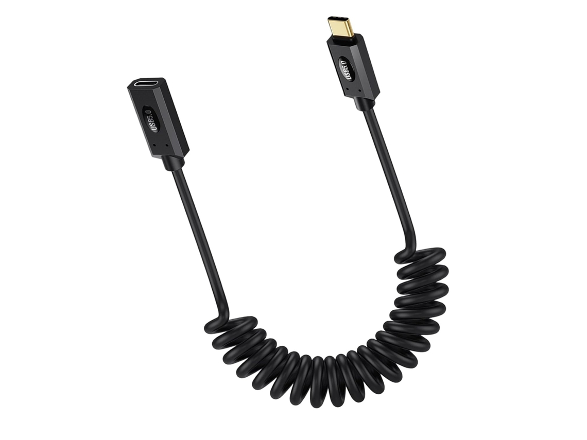 Cabo De Extensão Usb 5 Tipo-c 8gbps 8k Triplo 16k 144hz Com