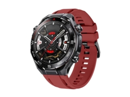 Bracelete para Huawei Watch Ultimate 2 XIAOMOYU em silicone cor sólida com fivela preta vermelha