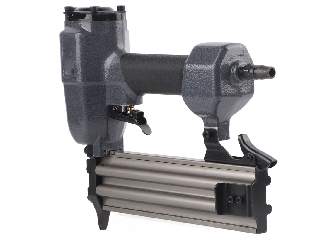Pistola de Pregos Pneumática F50 para Madeira, Grampeador a Ar Comprimido, Ferramenta Profissional