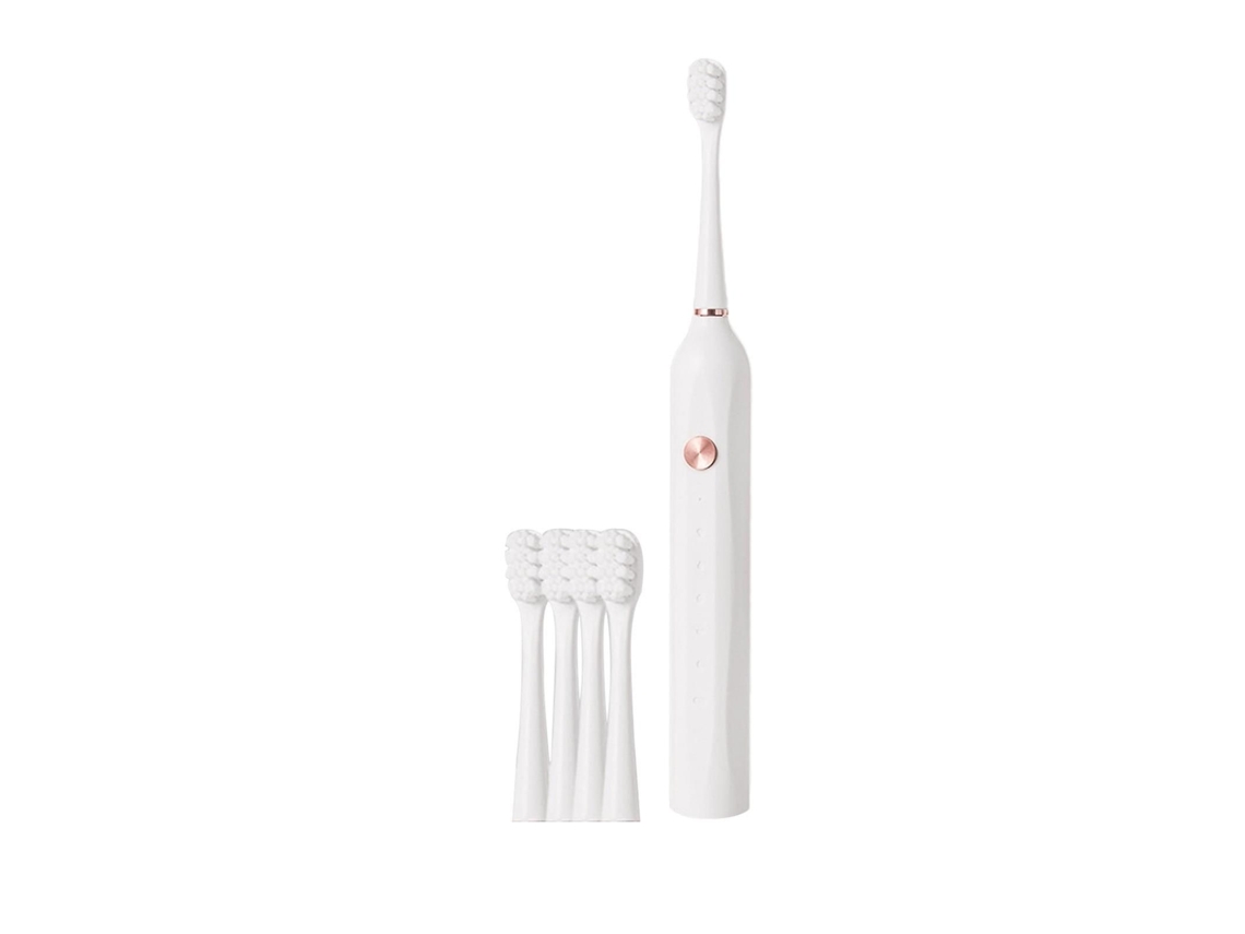 Escova De Dentes Elétrica, Silenciosa, Portátil, Com Temporizador Inteligente E À Prova D'água Ipx7, Compatível Com Cabeças De Substituição.