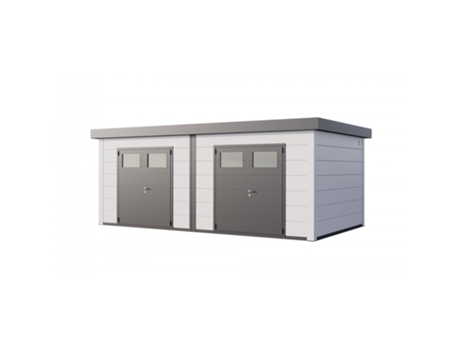 Abrigo De Jardim Metálico Nh12 | Branco / Branco | 642 X 358 Novo Habitat