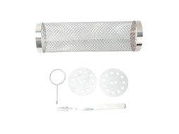 Cesta de Churrasco de Aço Inoxidável Rolante 29.5cm