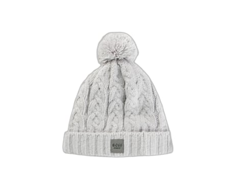 Gorro Unissexo BOSS EQUESTRIAN Bobble Cinzento (Tamanho Único)