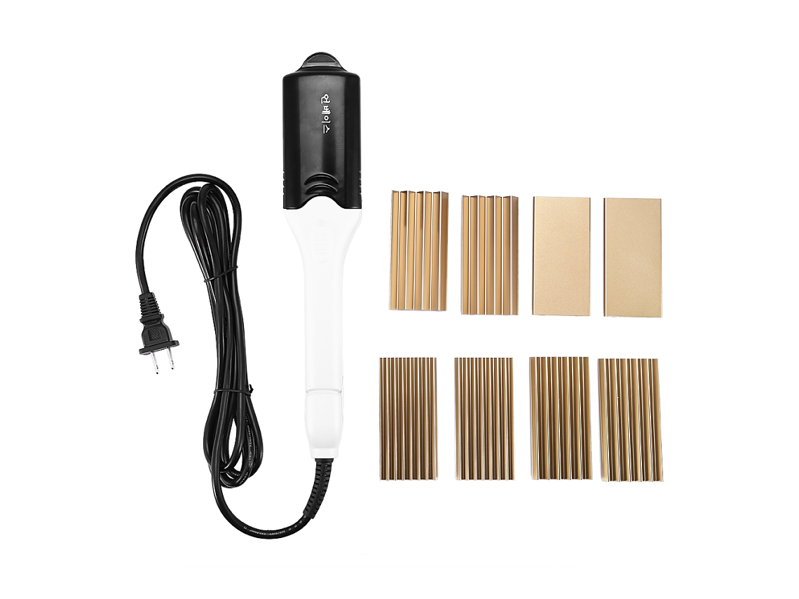 Plancha E Rizador De Cabelo Multifuncional 4 Em 1 Com Aquecimento De Cerâmica Nano Para Penteado