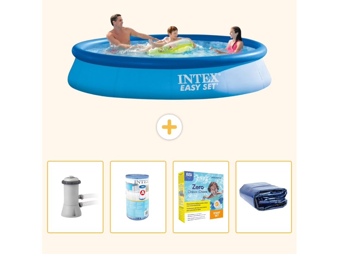 Intex Piscina Easy Set Redonda - 366x76 Cm - 5-peças S224