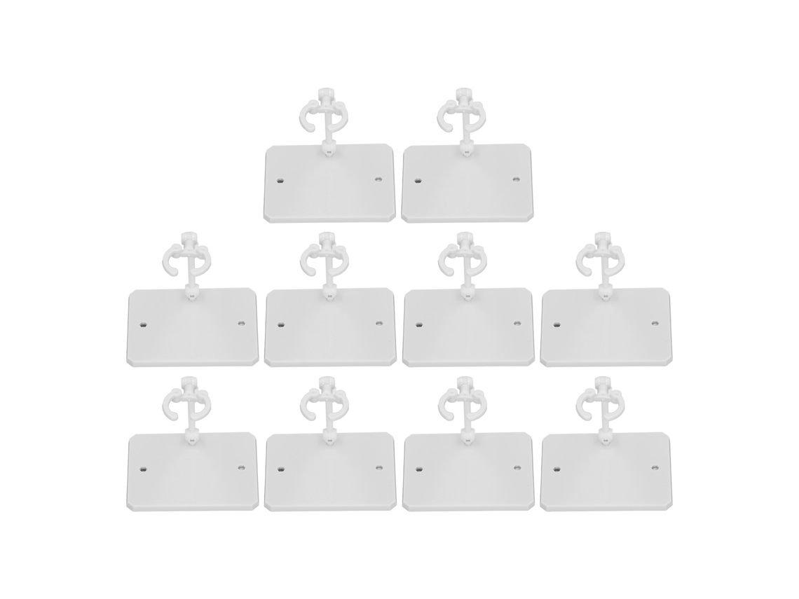 Mali base para Figura de Ação 10pcs Suporte de Exibição Estável para Bonecos de 6 Polegadas Branco