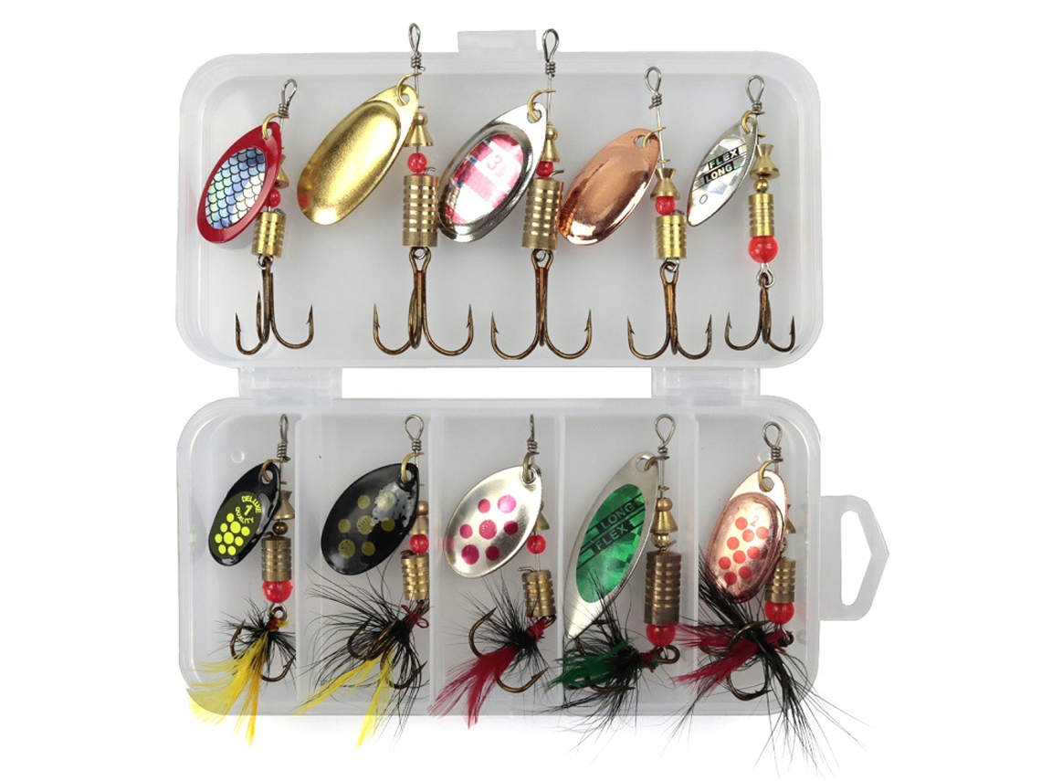 Fishing Lure Metal Rotating Spoon, Rotating To Attract Fish, Luring Fish