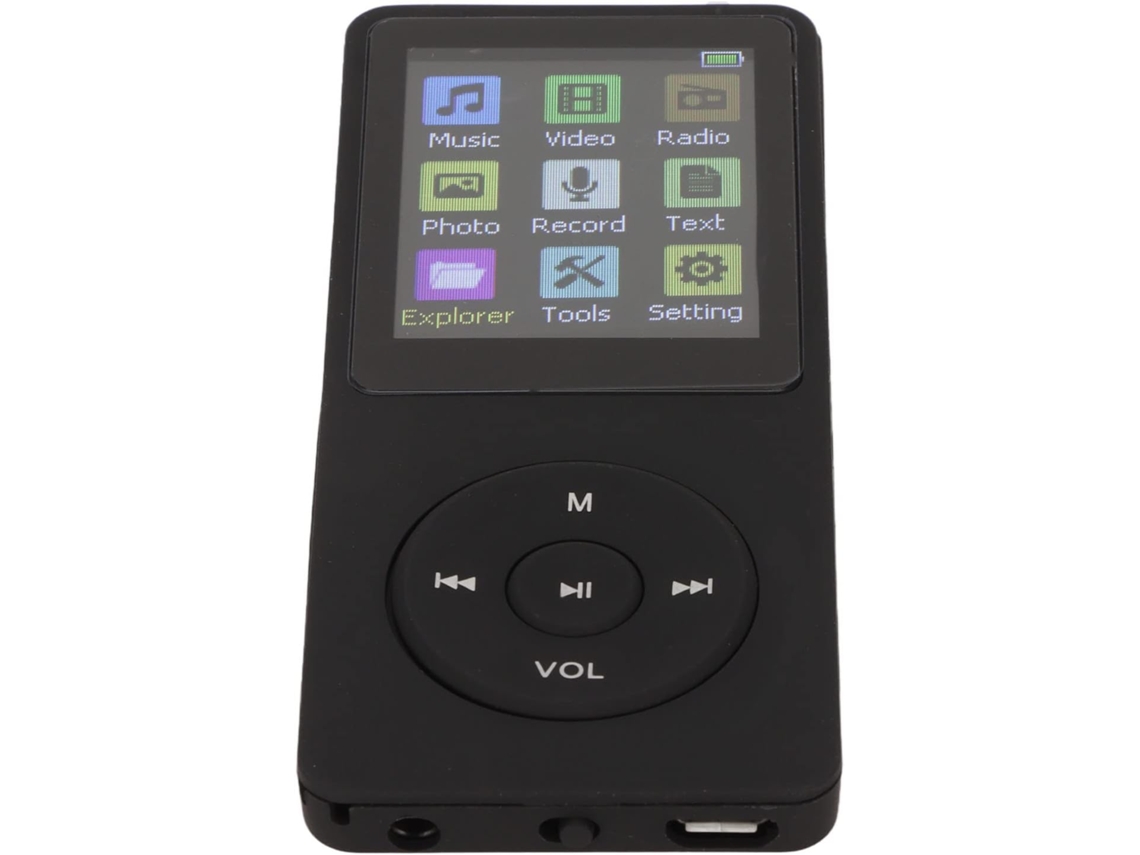 Reprodutor MP3/MP4 de 32 GB com tela de 1/8 de polegada, bateria com duração de até 8 horas, reprodutor portátil para esportes, com qualidade de áudio sem perdas de 1,8 polegadas, ideal para academia.