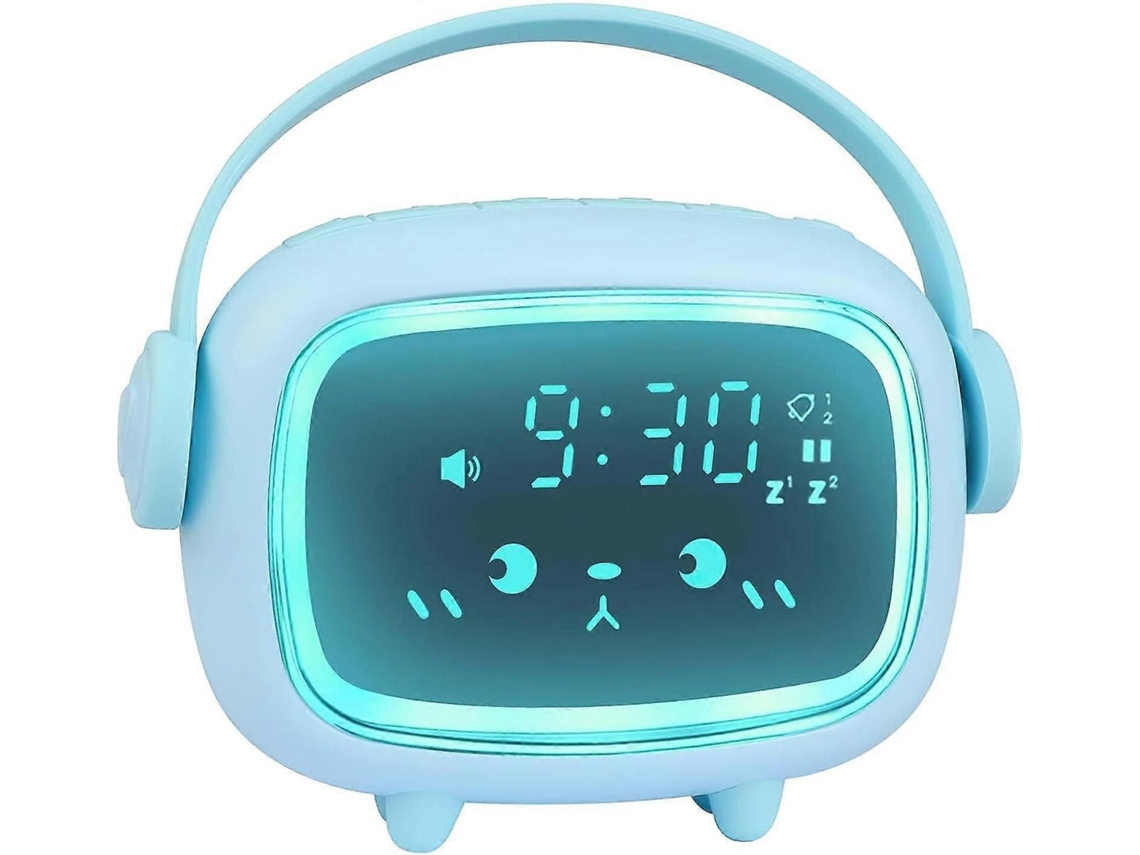 Despertador Infantil, Infantil Educativo com Rádio, Função Dia/noite, Desp Ertador Luminoso, Luz Not GOKOCO