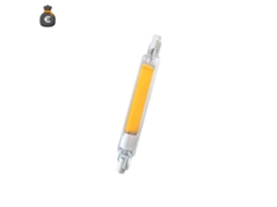 Lâmpada LED R7s 118mm 8w 1000lm Vidro EM Ø16mm 4000k