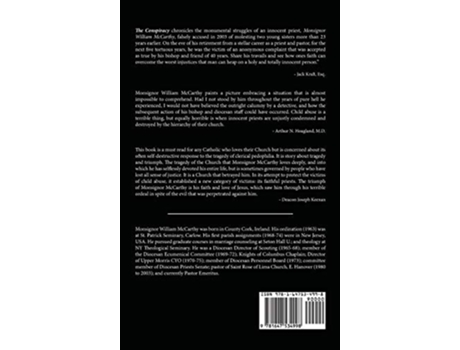 Livro Conspiracy De Liam Mccarthy (inglês - Capa Dura)
