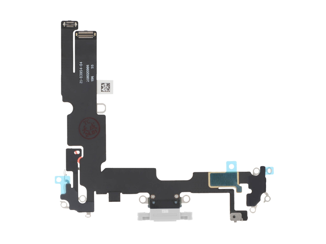Relife Conector de carga por iPhone 14 Plus Porta Lightning Micro Starlight Branco