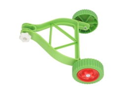 Roda de suporte multifuncional em ABS e nylon para aparador de grama, acessório para cortador de grama.