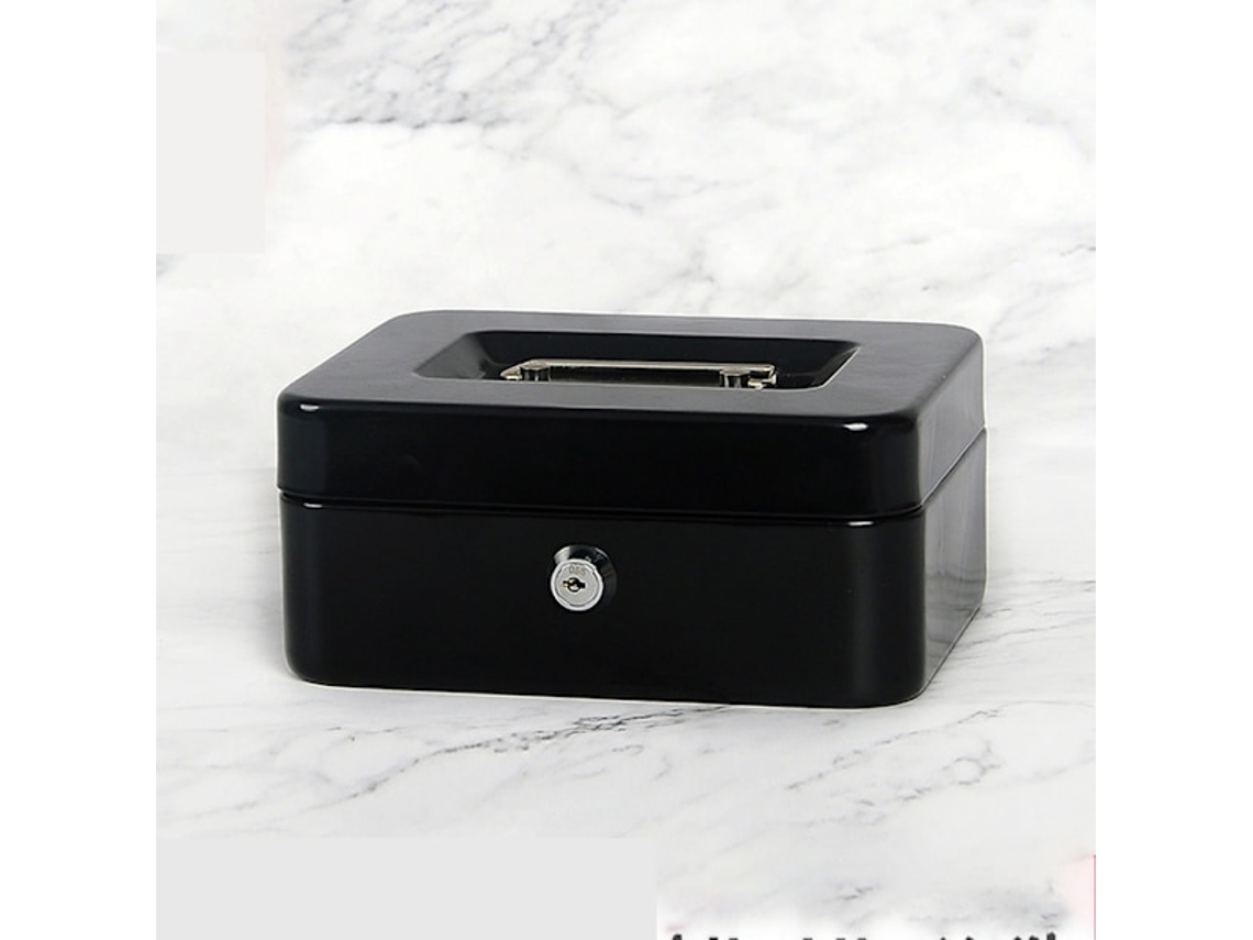Pequena Caixa de Metal com Fechadura 19, 5 X 15, 5 X 7, 5 Cm BRILVIBERA