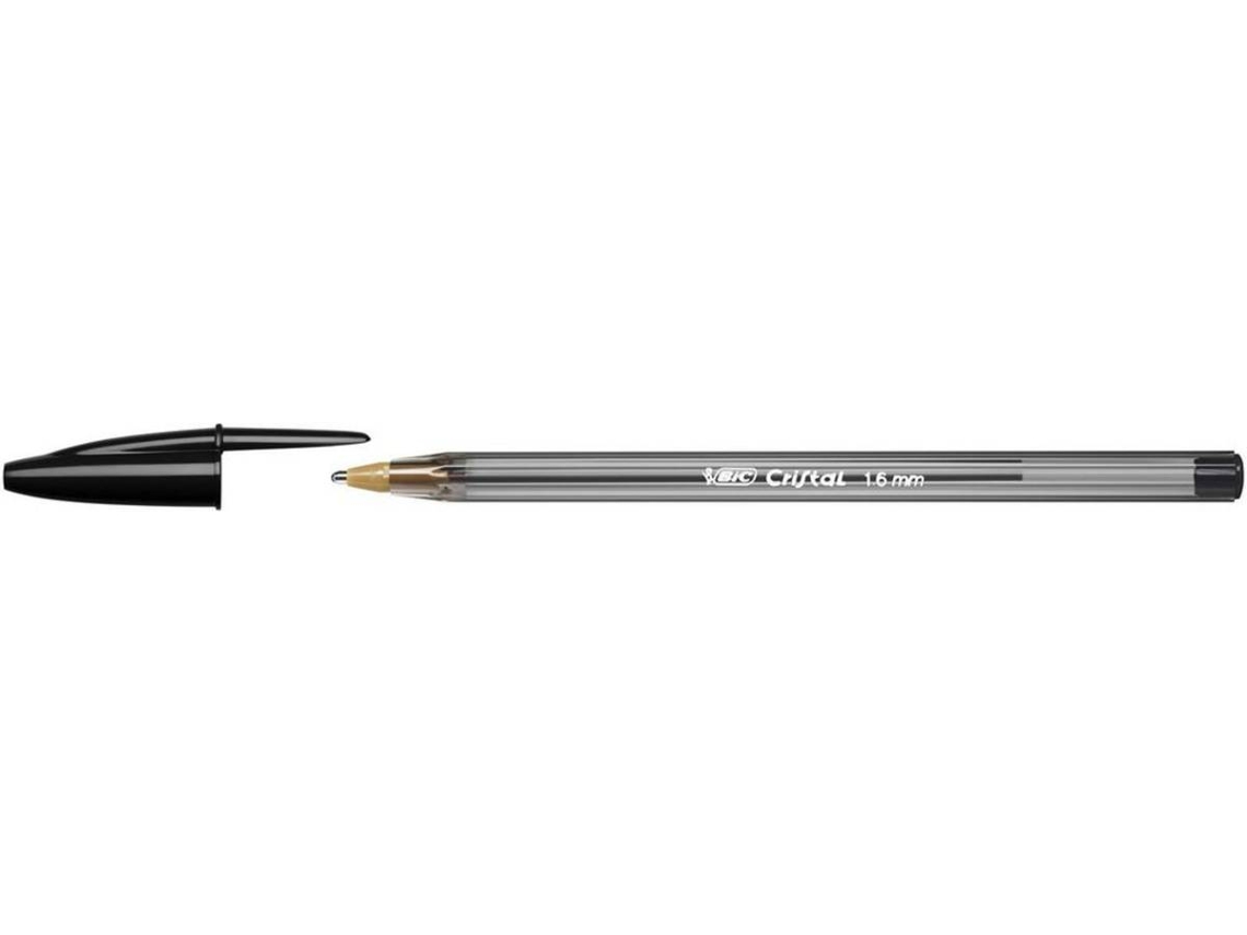 Esferográfica BIC Cristal Large Ponta Larga 1,6 mm (Tinta Preta)