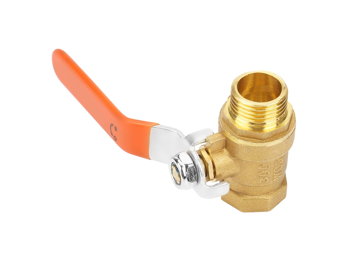 Válvula De Bola De Latão Dn15 Roscada 1/2" Bsp