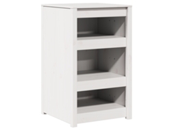 Conjunto 1 Armário De Cozinha Vidaxl Branco Madeira De Pinho Maciça (55 X 55 X 92 Cm)