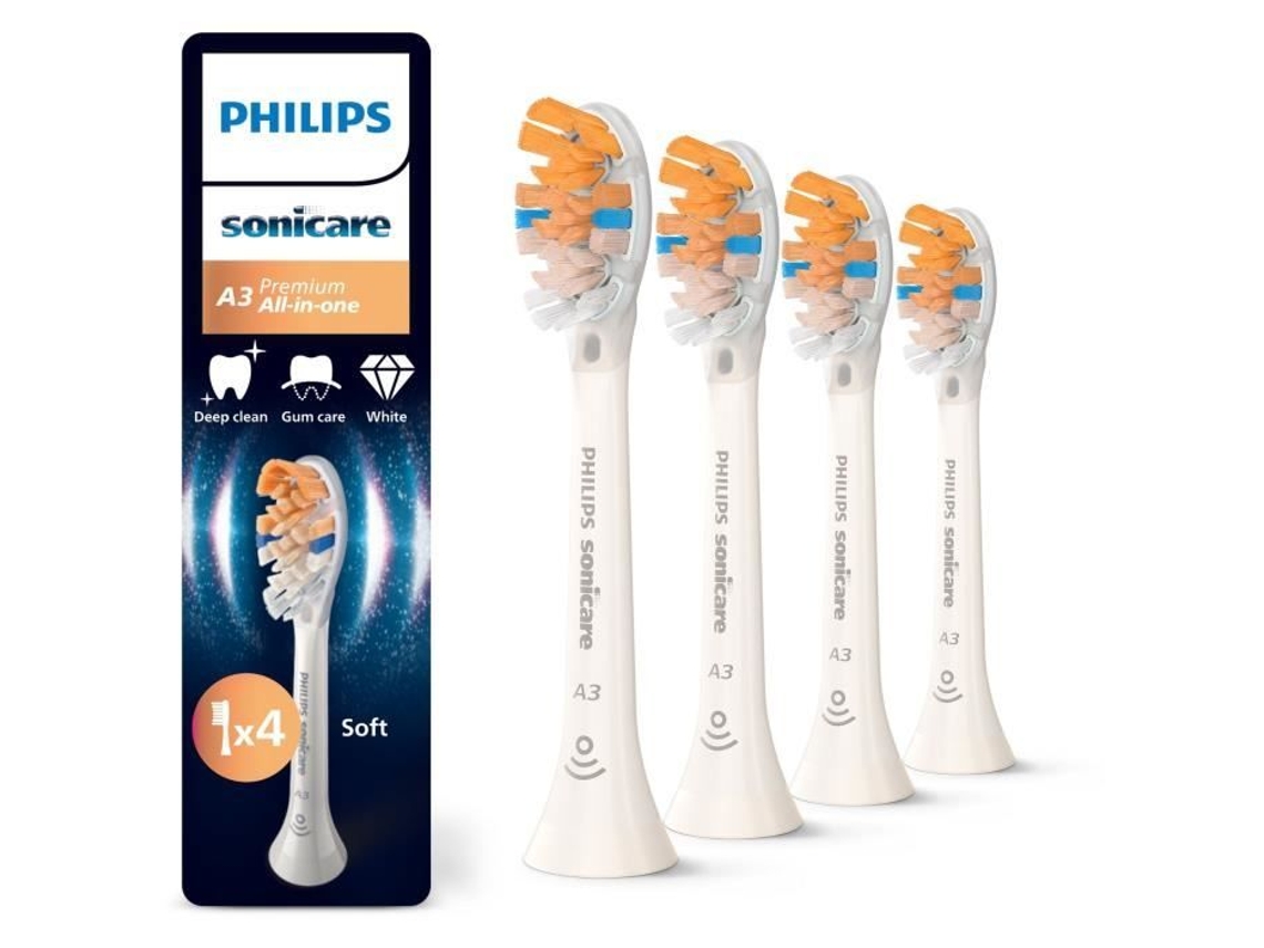 Conjunto De 4 Cabeças De Escova Philips Hx9094/87 A3 Branco