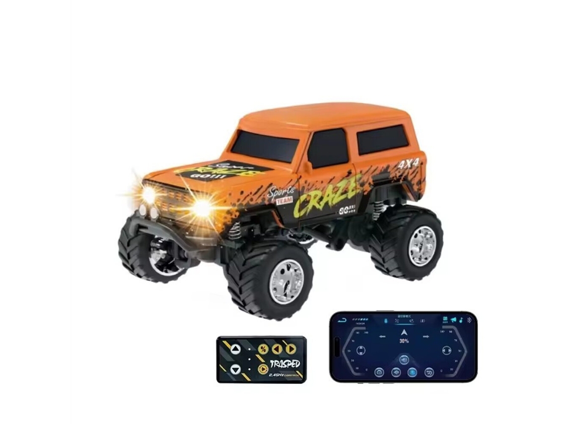 Cinzatrasped Hg4 163 Hg4 164 Rtr 1/64 2.4g Rwd Mini Rc Liga Metálica Off road Escalada App 3 Vel Bolso Mesa Coleção Presente Meninos MDUG