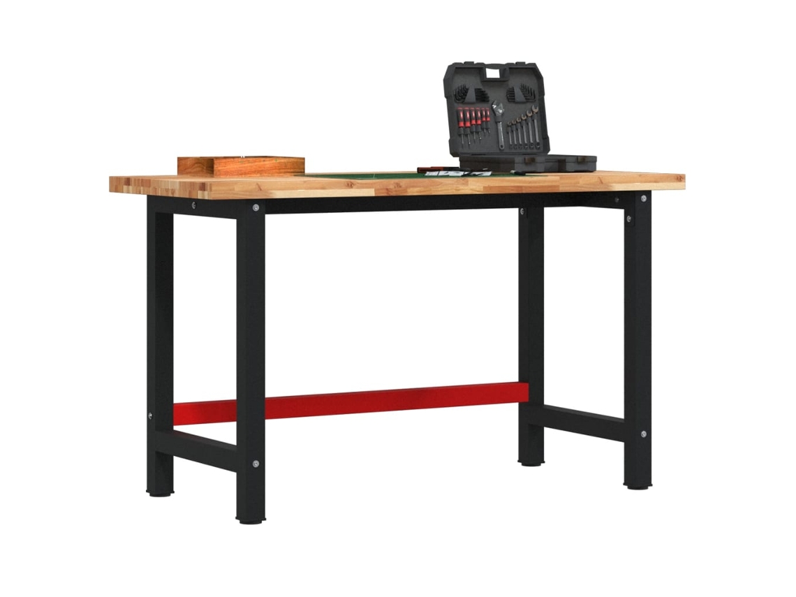 Vidaxl Bancada Retangular 140x60x83 Cm Madeira De Acácia Maciça