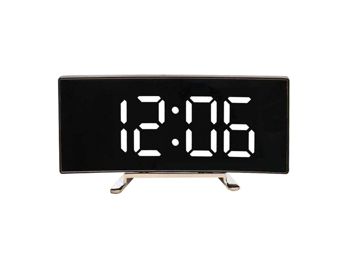 Relógio Digital De Cabeceira Com Display Led, Mesa, Hora, Temperatura, Despertador, Decoração Moderna SUNNY SPACES
