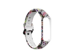Pulseira De Silicone Com Impressão Para Samsung Galaxy Fit 2 Sm-r220