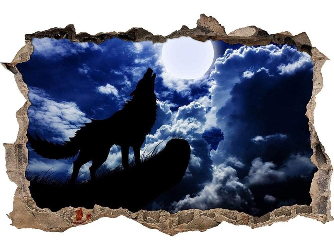 Adesivos Muraux Lune Tremoço Autocollant Adesivo Mural Para Salão De Beleza Chambre Cuisine Bureau Adulto Enfant 70x110cm