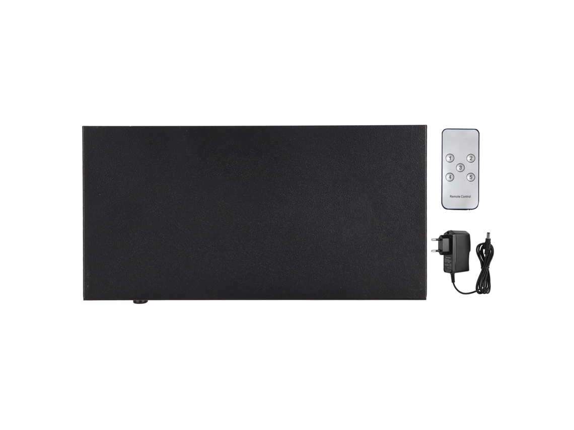 Mali switch Hdmi 5x1 com Controle Remoto Suporta 4kx2k 3d e 5 Entradas para Tv Ps4 Xbox Notebooks