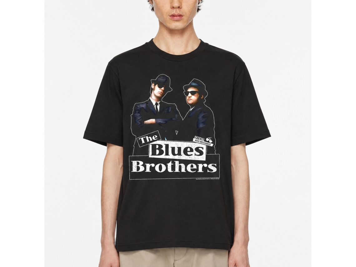 Rockinstone The Blues Brothers Movie New Blue Black Adult T-shirt Size:xxxl