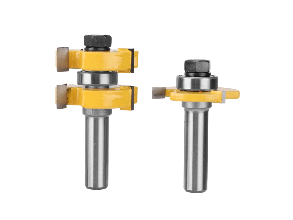 2pcs Broca Para Roçadeira De Metal Duro Com 1/2 Polegada Para Rebites E Joints De Tenão Em Madeira