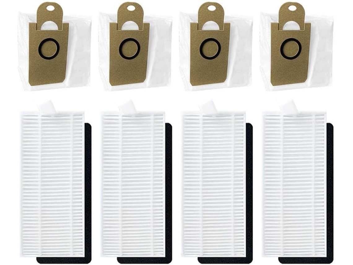 Conjunto De 8 Filtros E Sacos Compatíveis Com O Aspirador Robô