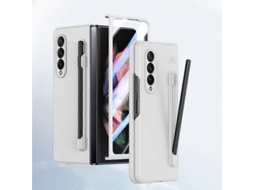 Capa De Celular Em Policarbonato Com Toque Aveludado E Caneta/estojo Para Samsung Galaxy Z Fold3 Com Caneta Integrada.