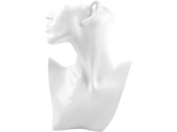 2026-estande Para Collares E Pingentes Linjou De Resina 28cm Cor Branca Para Lojas De Joias