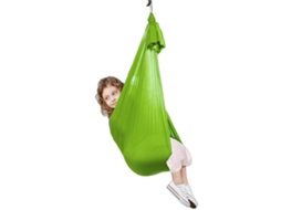 Canguru Elástico Infantil Sensorial Interior Exterior Yoga Fitness Casa Verde S/MARCA
