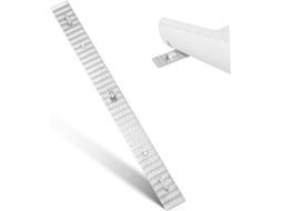 Barra metálica Collbath com 3 pinos para desenho, animação e fixação de papel, ideal para artistas e criadores em movimento.
