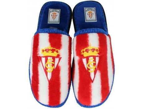 Chinelos R.SPORTING Gijón Vermelho 42 cm