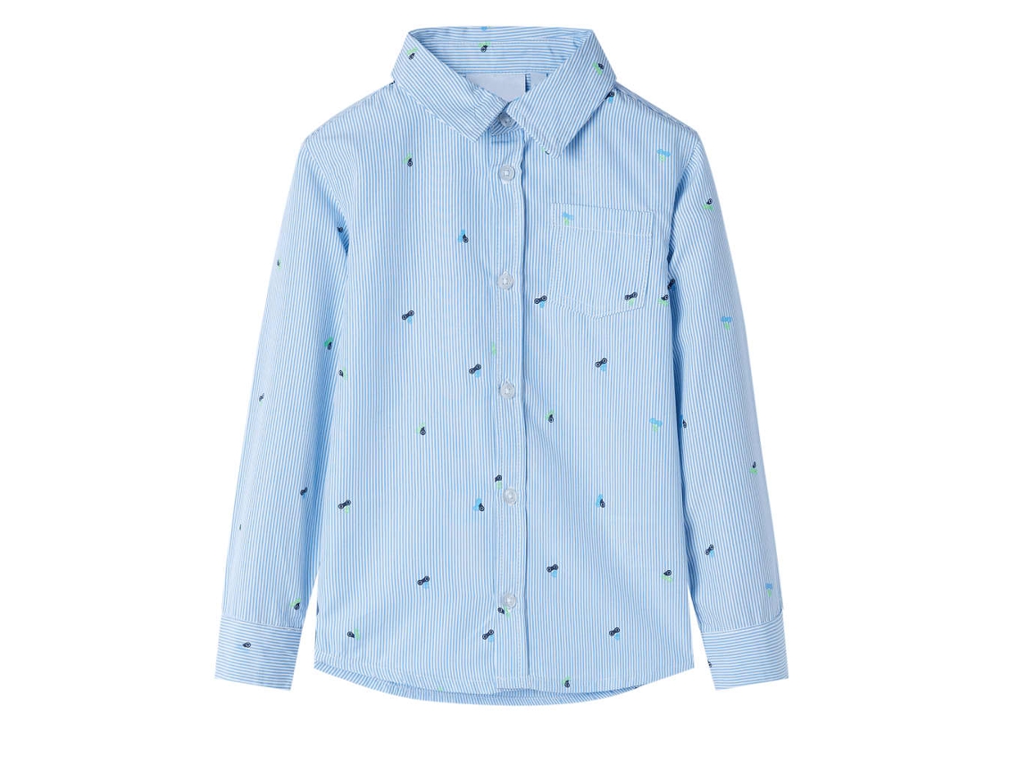 Camisa De Criança Azul-claro 104