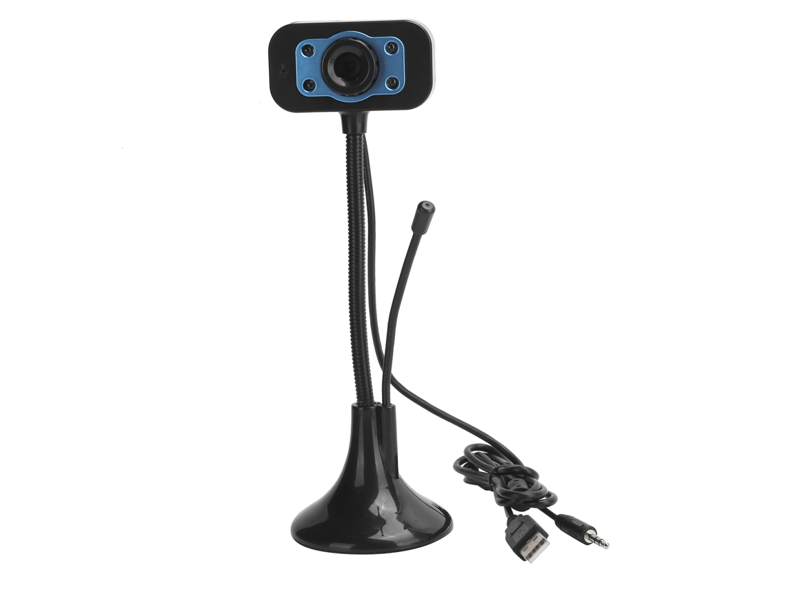 Câmera Usb Vídeo Webcam Drivefree Com Microfone Ajuste De Foco Manual