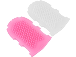 Conjunto De 2 Escovas Massagem Corporal Silicone Ganazono Para Banho E Spa, Escova Ergonômica Para Circulação Sanguínea