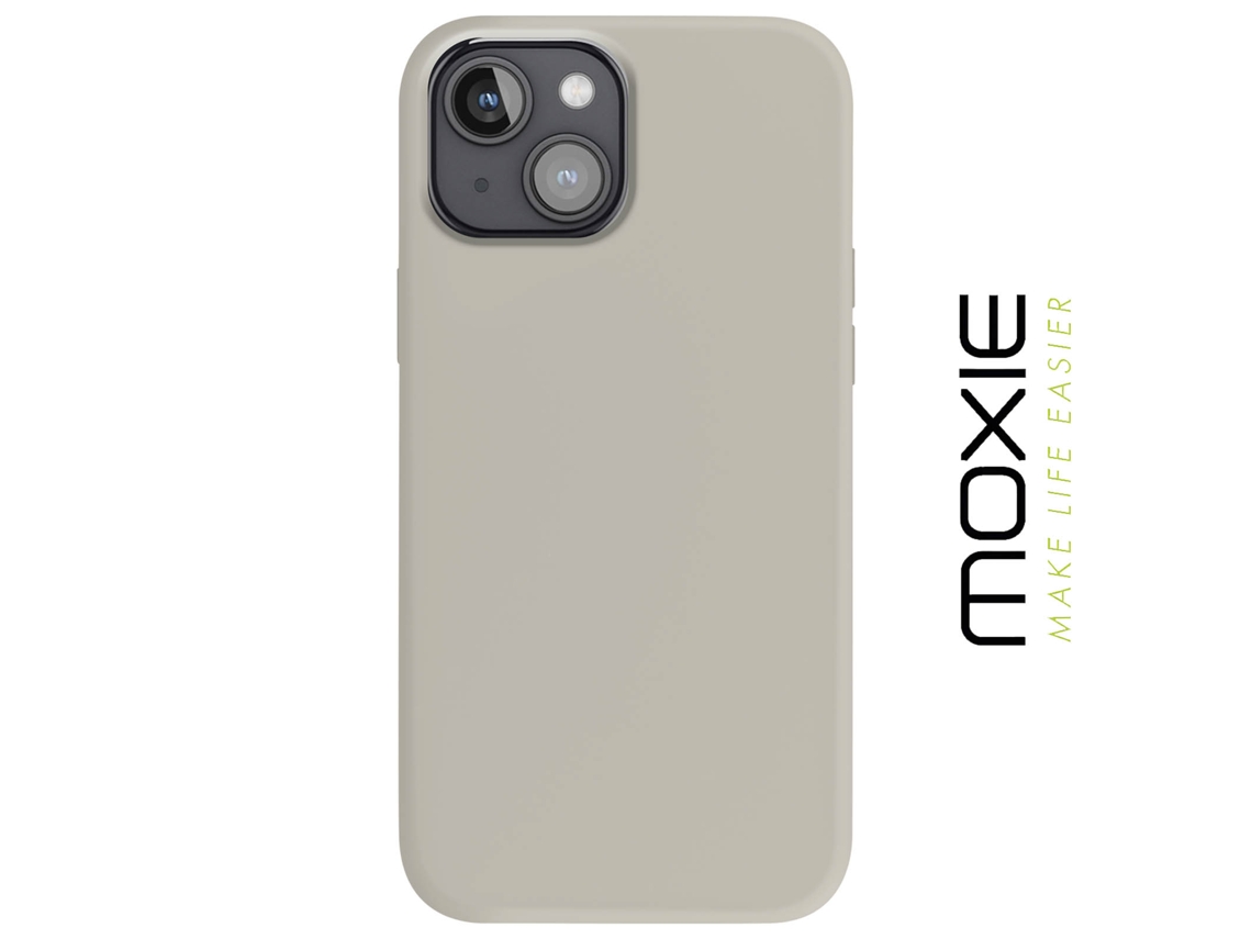 Capa para iPhone 15 Plus MOXIE Rígida Cinzento