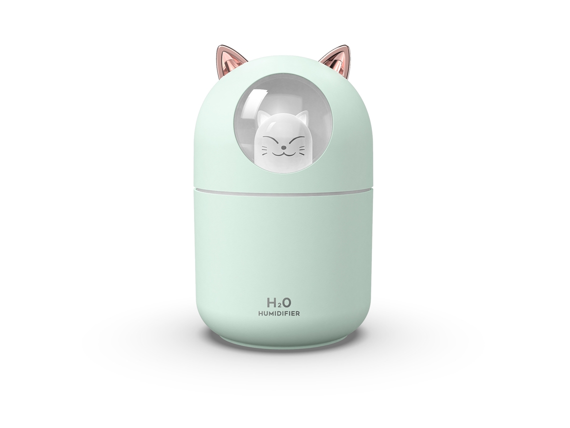 Difusor de Aromas VANJL 300Ml Usb Humidificador Verde