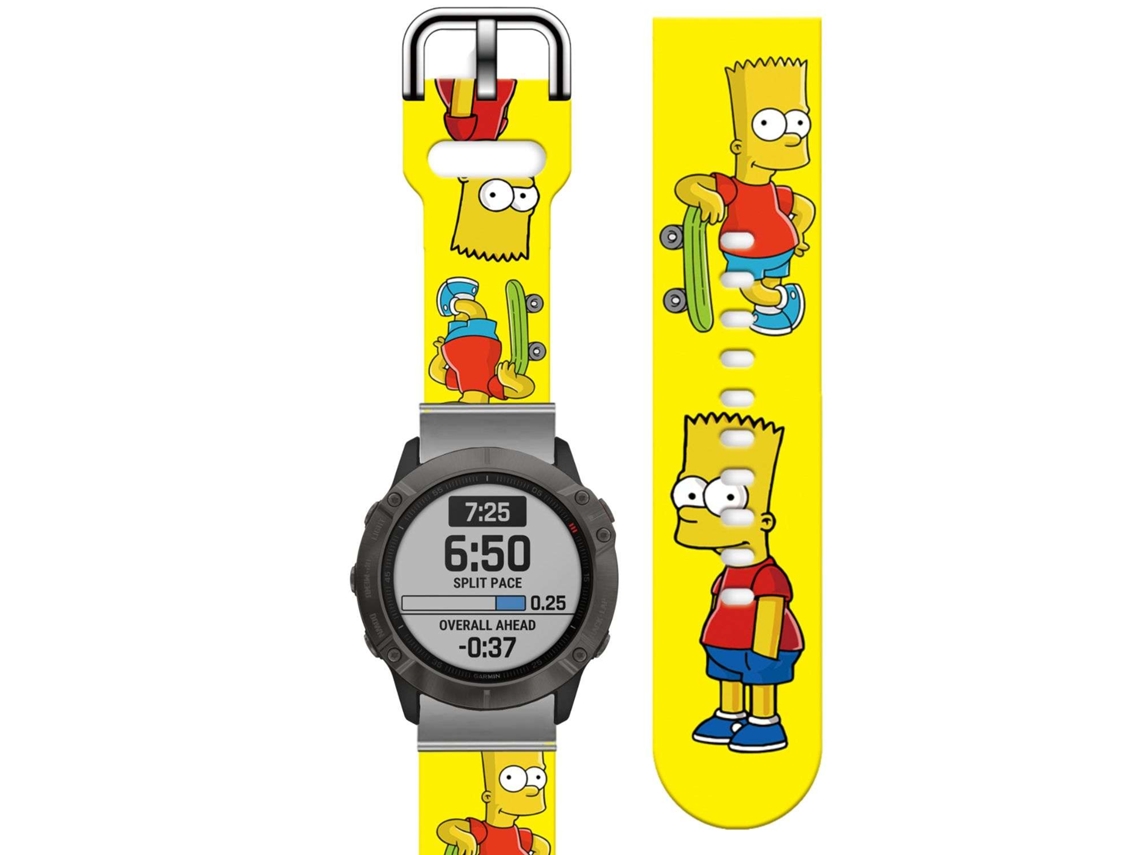 Bracelete Silicone Suave Personalizada Garmin Marq Adventurer Bart