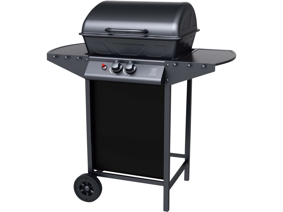 Barbecue Gás 97x55x100cm Preto Troia BBQ COLLECTION