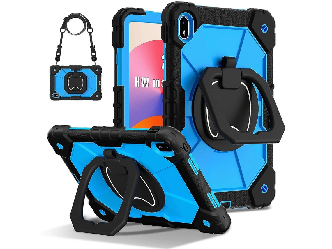 Capa Híbrida De Silicone E Pc Com Robô Em Cores Contrastantes Para Tablet Huawei Matepad Se 11 2024