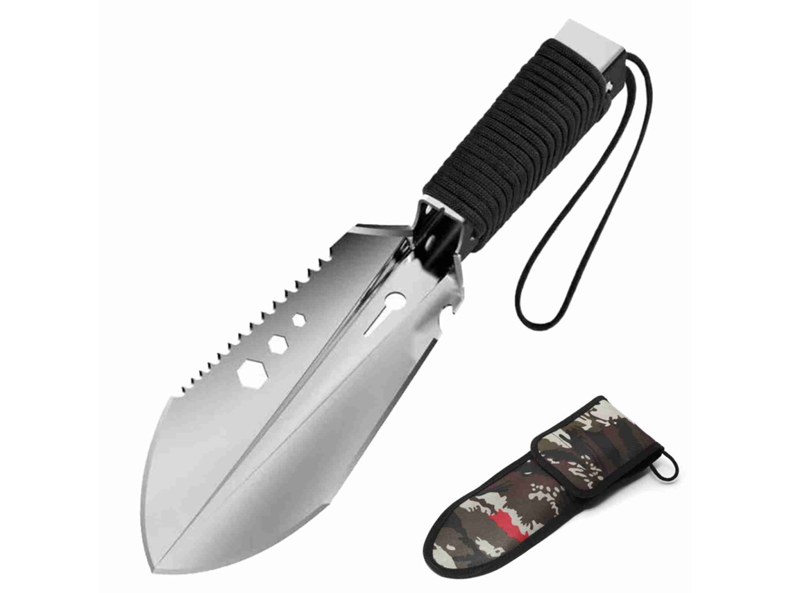 Pá Multi ferramenta 8 em 1 para Camping Hiking Jardim